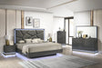 Lily Grey Platform Bedroom Set by New Era Innovations at Eve Furniture