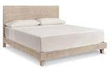 Michelia Bisque King Panel Bed