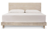 Michelia Bisque King Panel Bed