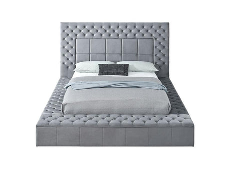 Emerald Grey Queen Bed by New Era Innovations at Eve Furniture