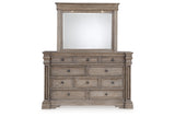 Blairhurst Light Grayish Brown Dresser and Mirror