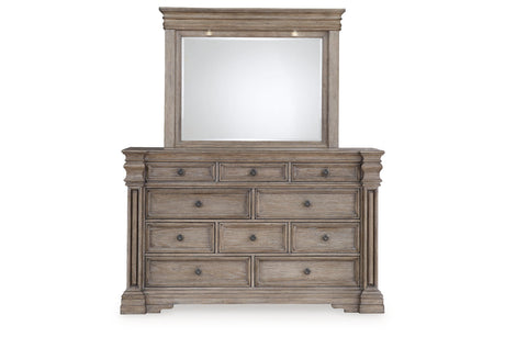 Blairhurst Light Grayish Brown Dresser and Mirror