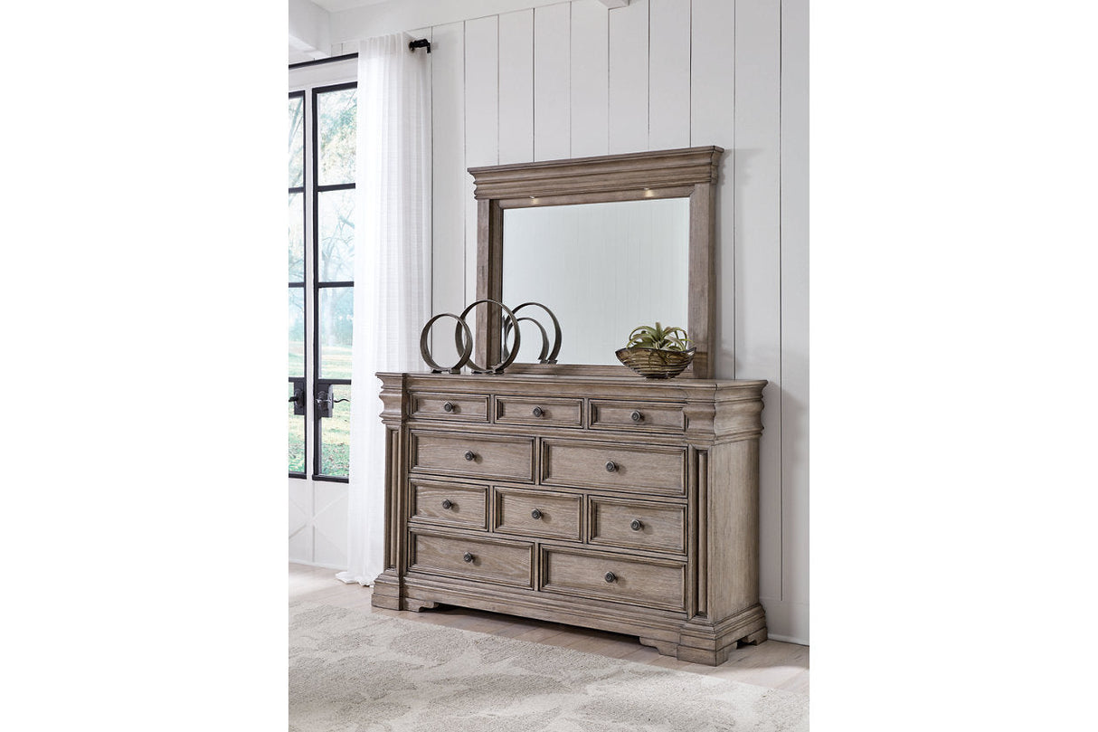 Blairhurst Light Grayish Brown Dresser and Mirror