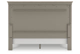 Lexorne Gray King Sleigh Bed