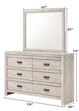 Valor Beige Dresser by Crown Mark at Eve Furniture