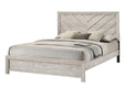 Valor Beige King Panel Bed by Crown Mark at Eve Furniture