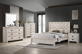 Valor Beige Nightstand by Crown Mark at Eve Furniture