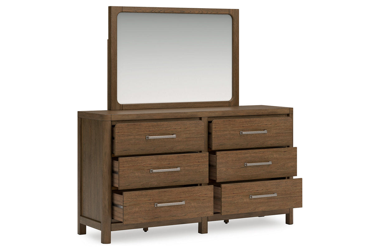 Cabalynn Light Brown Dresser and Mirror