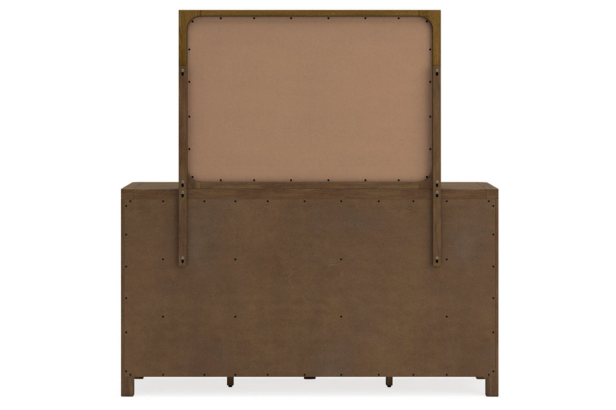 Cabalynn Light Brown Dresser and Mirror