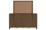 Cabalynn Light Brown Dresser and Mirror