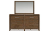 Cabalynn Light Brown Dresser and Mirror