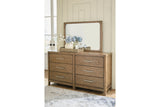 Cabalynn Light Brown Dresser and Mirror