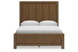 Cabalynn Light Brown Queen Panel Bed with Storage