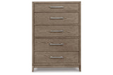 Chrestner Gray Chest of Drawers