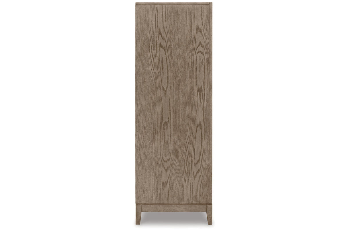 Chrestner Gray Chest of Drawers