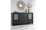 Foyland Black/Brown Dresser