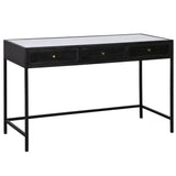 Alaina Desk, White Marble by Dovetail at Eve Furniture