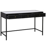 Alaina Desk, White Marble by Dovetail at Eve Furniture