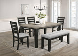 Bardstown Black Extendable Dining Table by Crown Mark at Eve Furniture