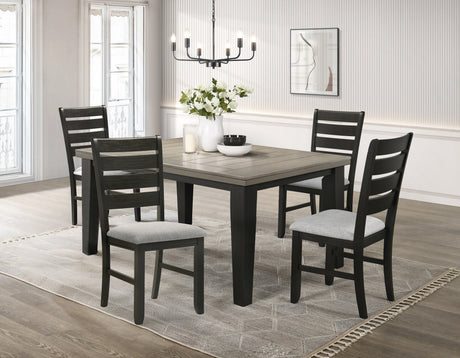Bardstown Black Extendable Dining Table by Crown Mark at Eve Furniture