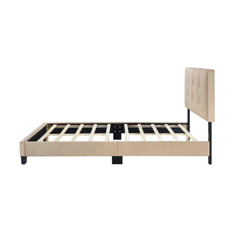 Bari Brown Full Platform Bed by Homelegance at Eve Furniture