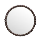 Baria Wooden Round Wall Mirror by TOV Furniture at Eve Furniture