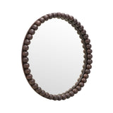 Baria Wooden Round Wall Mirror by TOV Furniture at Eve Furniture