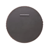 Baria Wooden Round Wall Mirror by TOV Furniture at Eve Furniture