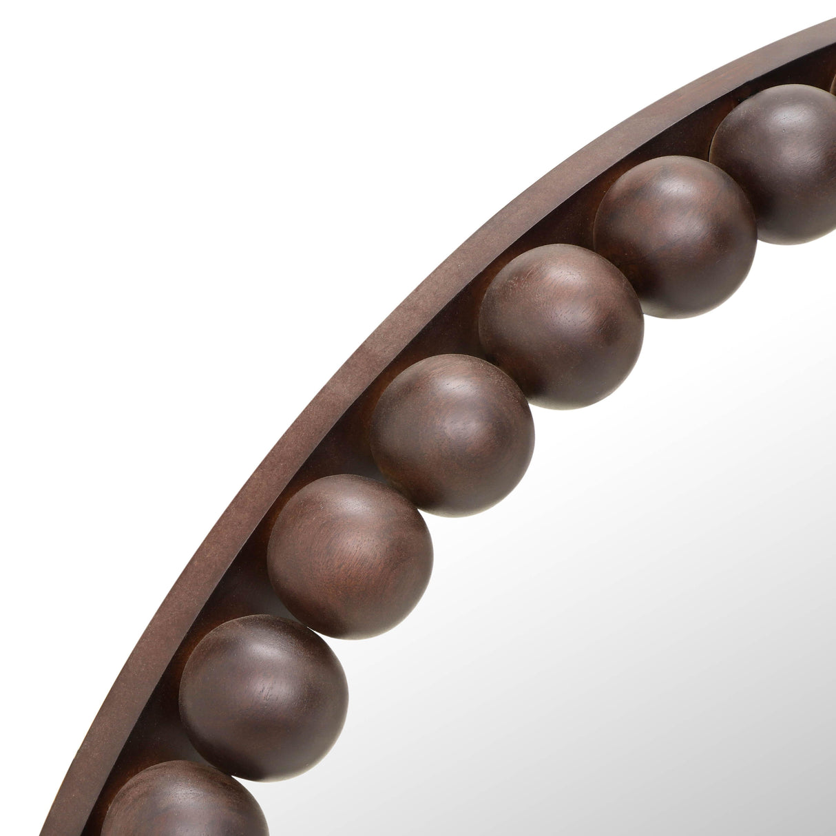 Baria Wooden Round Wall Mirror by TOV Furniture at Eve Furniture