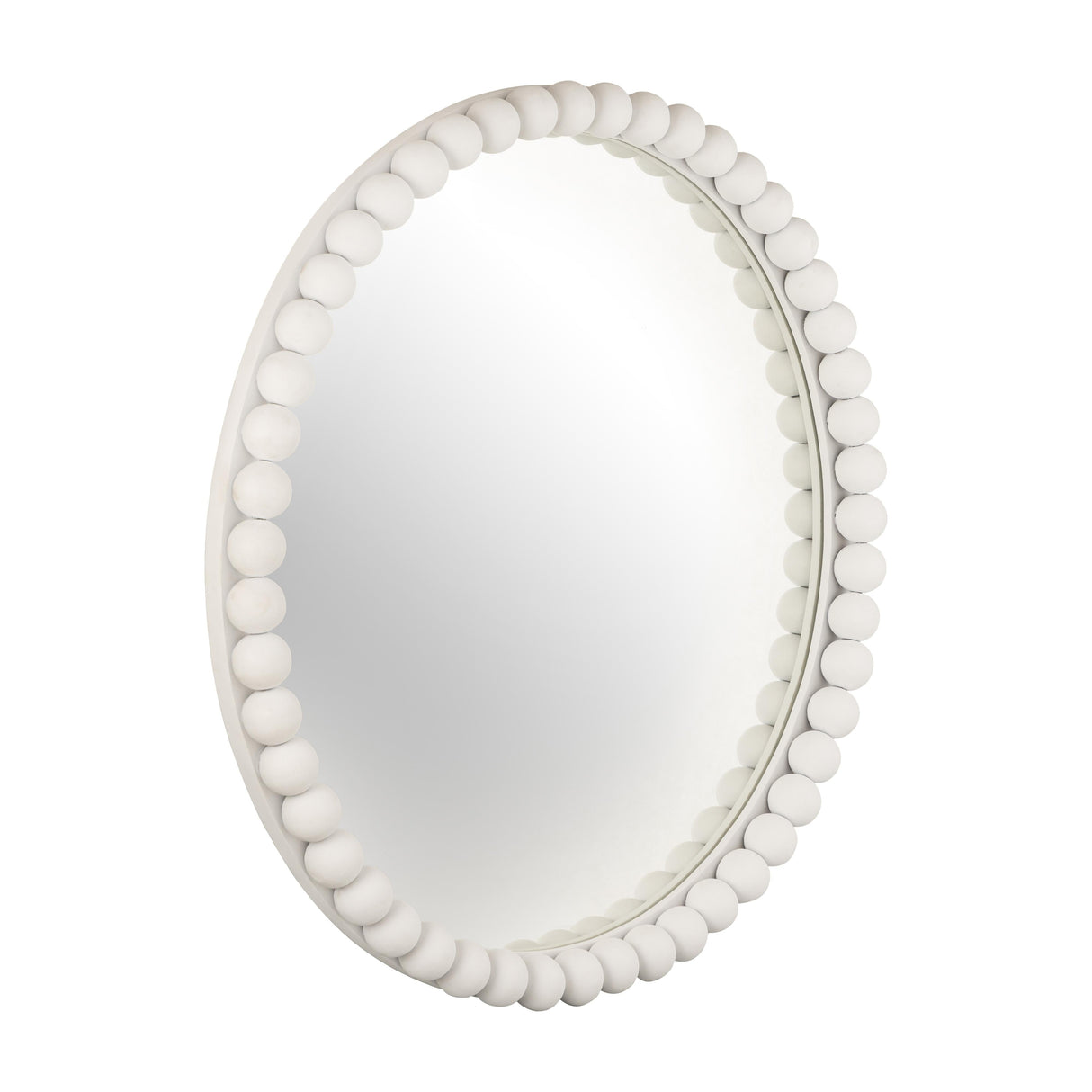 Baria Wooden Round Wall Mirror by TOV Furniture at Eve Furniture
