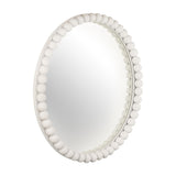 Baria Wooden Round Wall Mirror by TOV Furniture at Eve Furniture