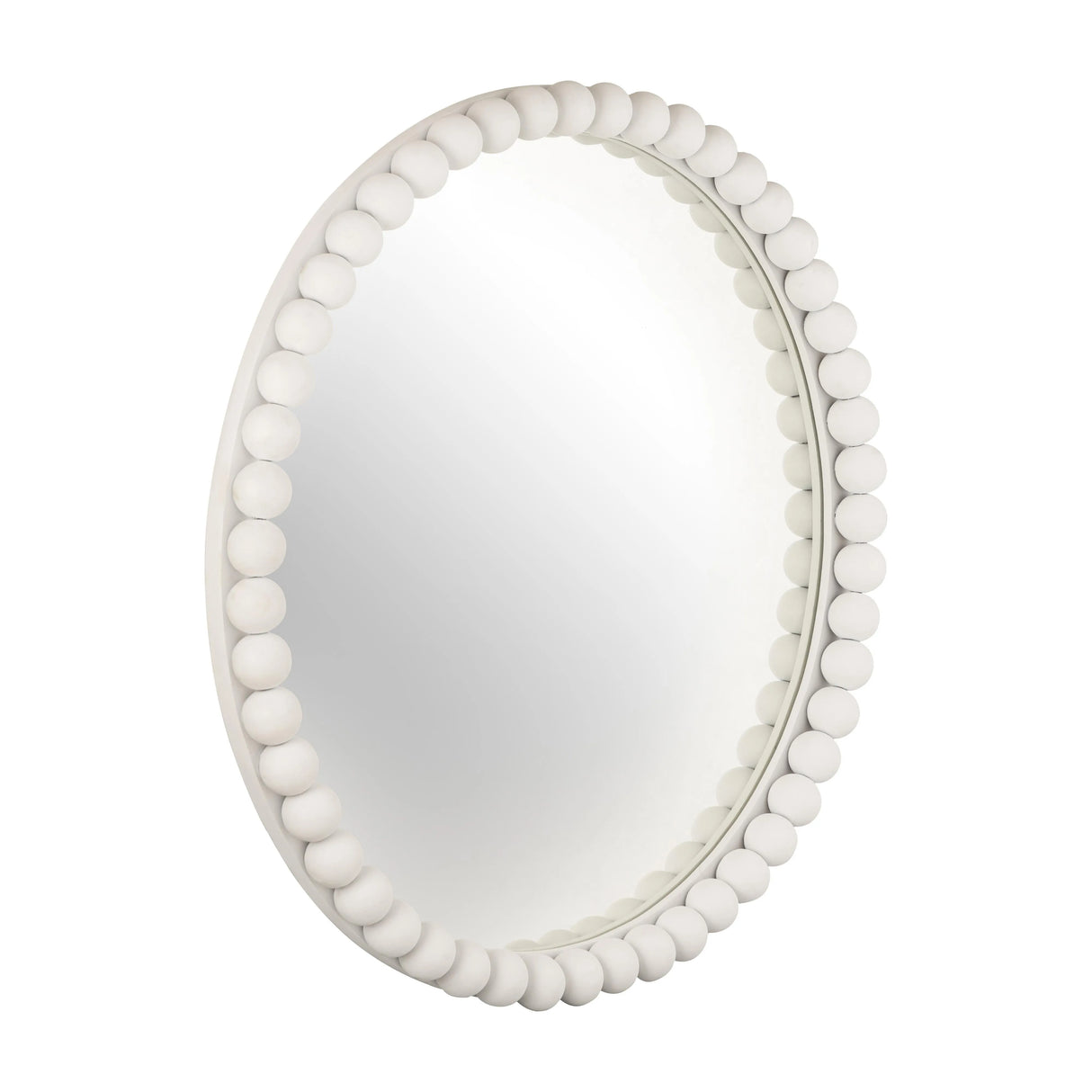 Baria Wooden Round Wall Mirror by TOV Furniture at Eve Furniture