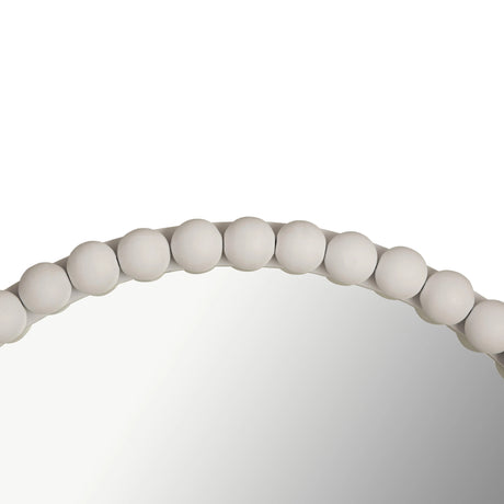 Baria Wooden Round Wall Mirror by TOV Furniture at Eve Furniture