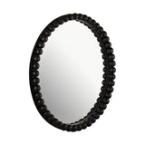 Baria Wooden Round Wall Mirror by TOV Furniture at Eve Furniture