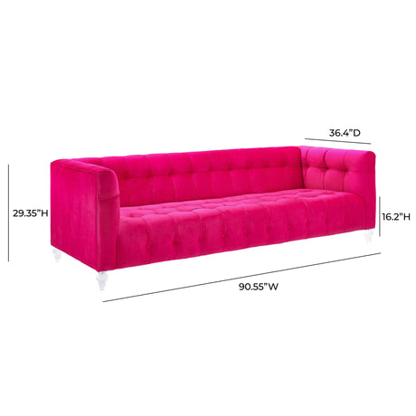 Bea Velvet Tufted Sofa by TOV Furniture at Eve Furniture
