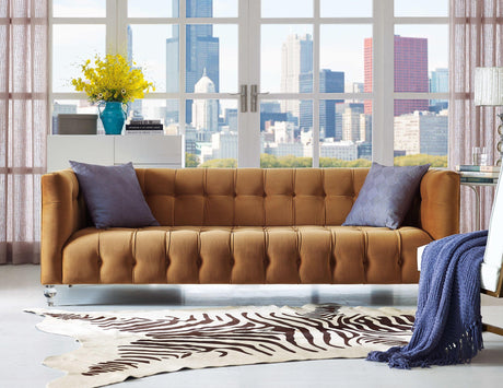 Bea Velvet Tufted Sofa by TOV Furniture at Eve Furniture