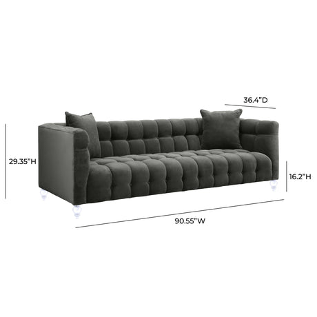 Bea Velvet Tufted Sofa by TOV Furniture at Eve Furniture