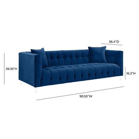 Bea Velvet Tufted Sofa by TOV Furniture at Eve Furniture