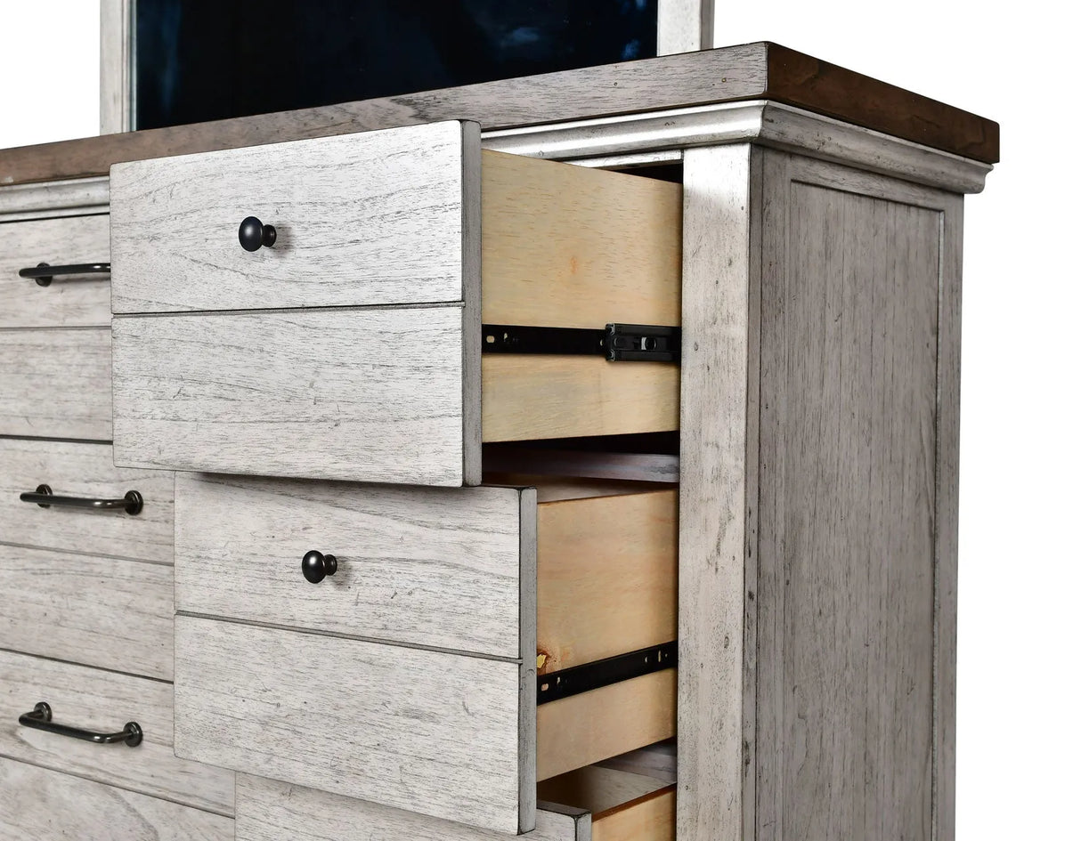 Bear Creek Dresser/Mirror by Steve Silver at Eve Furniture