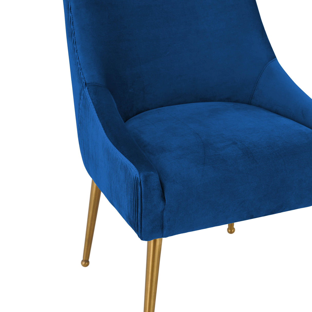 Beatrix Pleated Velvet Side Chair by TOV Furniture at Eve Furniture