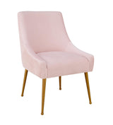 Beatrix Pleated Velvet Side Chair by TOV Furniture at Eve Furniture