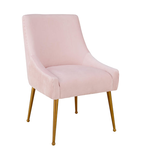 Beatrix Pleated Velvet Side Chair by TOV Furniture at Eve Furniture