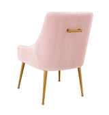 Beatrix Pleated Velvet Side Chair by TOV Furniture at Eve Furniture
