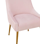 Beatrix Pleated Velvet Side Chair by TOV Furniture at Eve Furniture