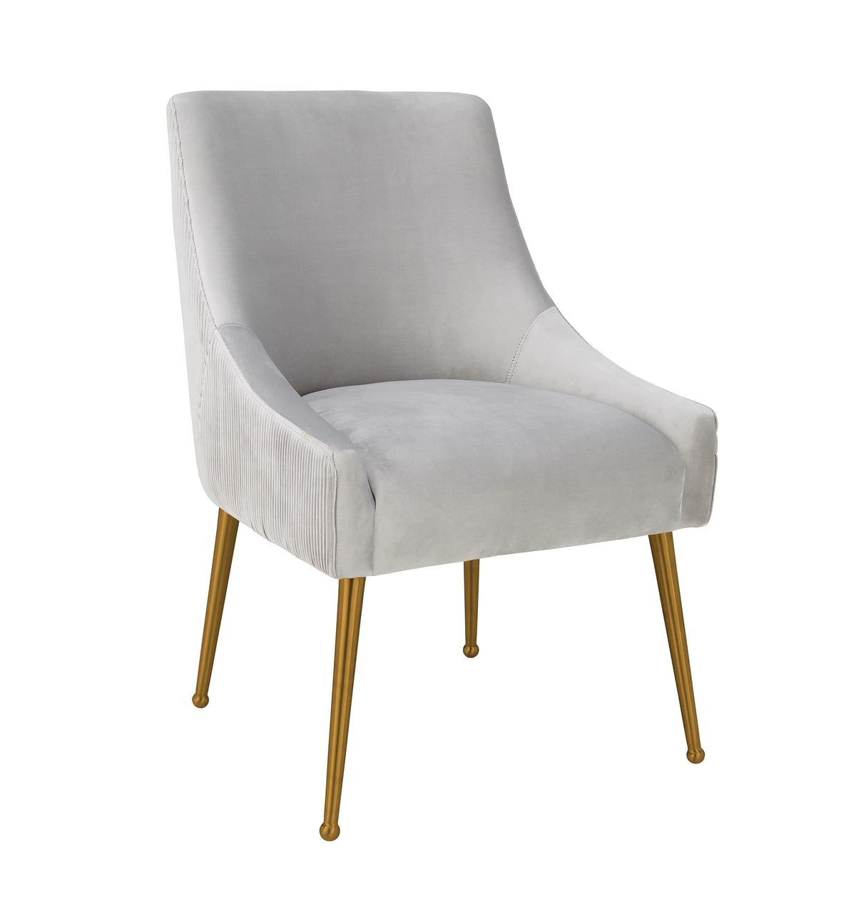Beatrix Pleated Velvet Side Chair by TOV Furniture at Eve Furniture