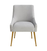 Beatrix Pleated Velvet Side Chair by TOV Furniture at Eve Furniture