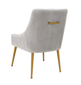 Beatrix Pleated Velvet Side Chair by TOV Furniture at Eve Furniture