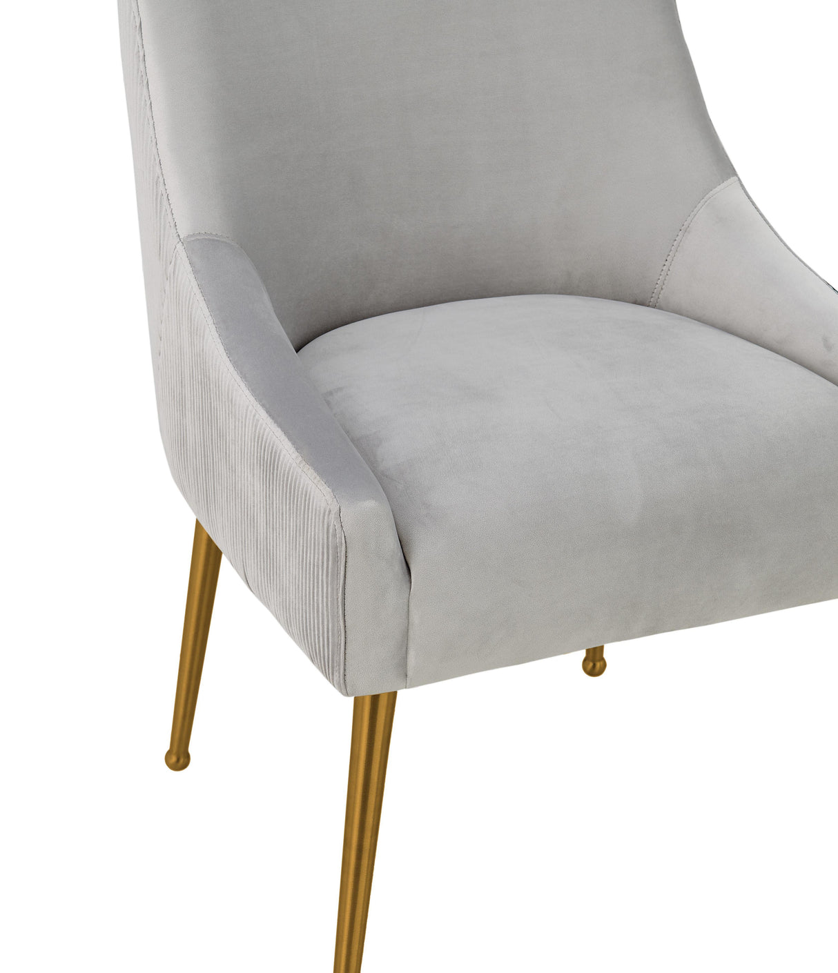 Beatrix Pleated Velvet Side Chair by TOV Furniture at Eve Furniture