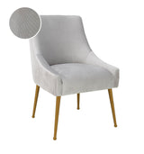 Beatrix Pleated Velvet Side Chair by TOV Furniture at Eve Furniture