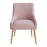 Beatrix Pleated Velvet Side Chair by TOV Furniture at Eve Furniture